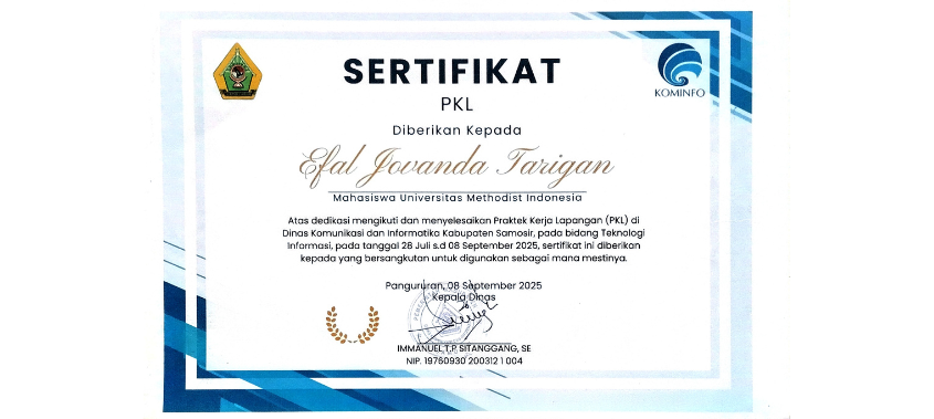 Sistem Dashboard Pelaporan Diskominfo Samosir